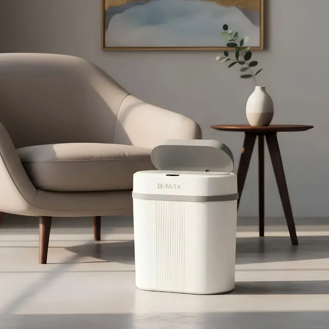 Lixeira Automática Com Sensor Inteligente 12 Litros Branco - 7