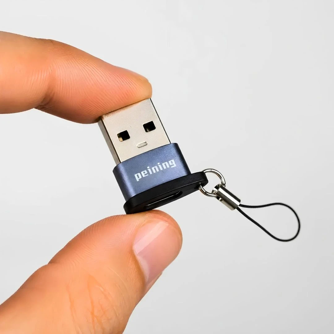 Adaptador Usb-A Para Usb-C peining Macho Fêmea Conversor Dados E Carga Rápida  - 6