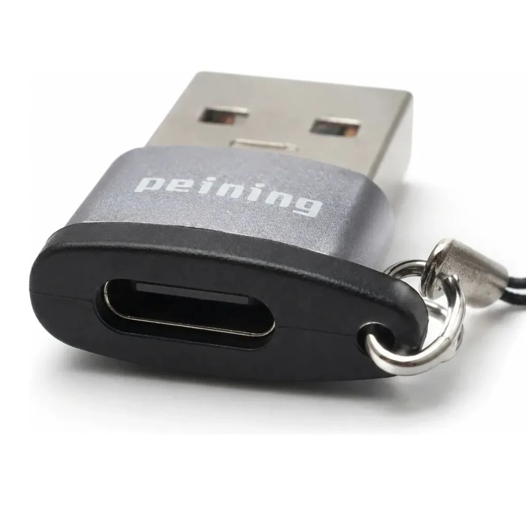 Adaptador Usb-A Para Usb-C peining Macho Fêmea Conversor Dados E Carga Rápida  - 7
