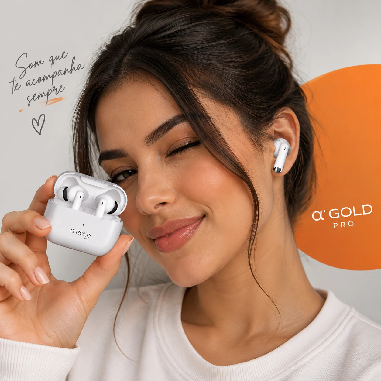 Fone de Ouvido Sem Fio A'Gold MINI FN-BT28 - 2