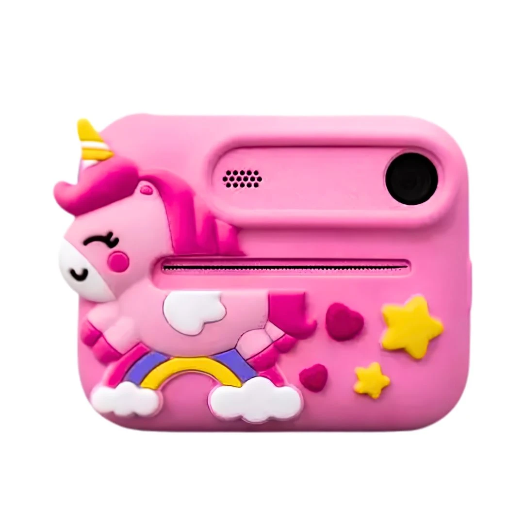 Mini Câmera Infantil de Vídeo Digital Unicórnio e Dinossauro para Crianças Video Jogos Fotos - 7