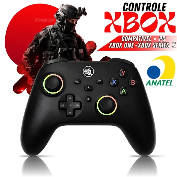 Controle Compativel Sem Fio Xbox One Series X Pc Gm035 Knup - imagem 1