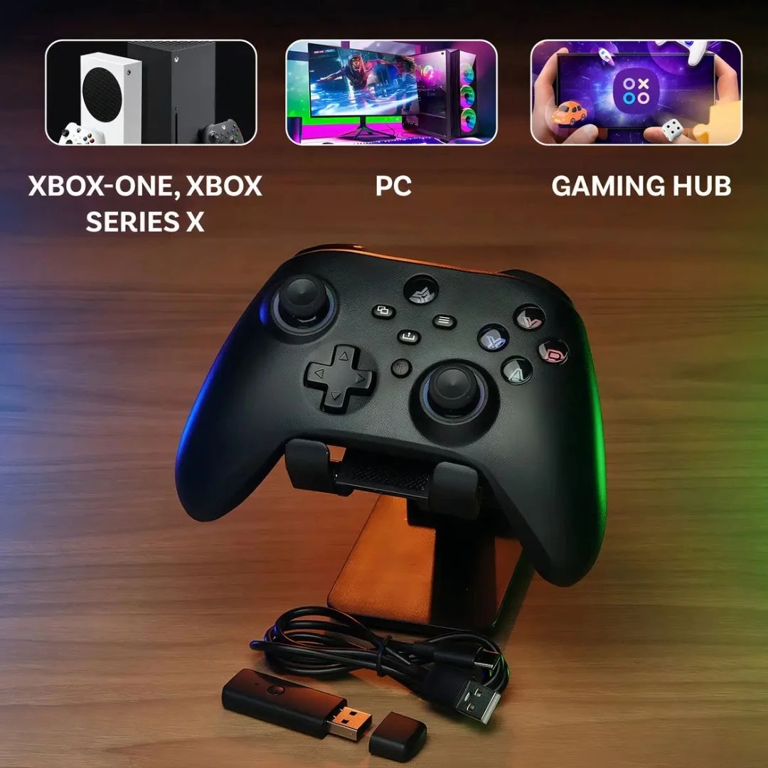 Controle Compativel Sem Fio Xbox One Series X Pc Gm035 Knup - 3