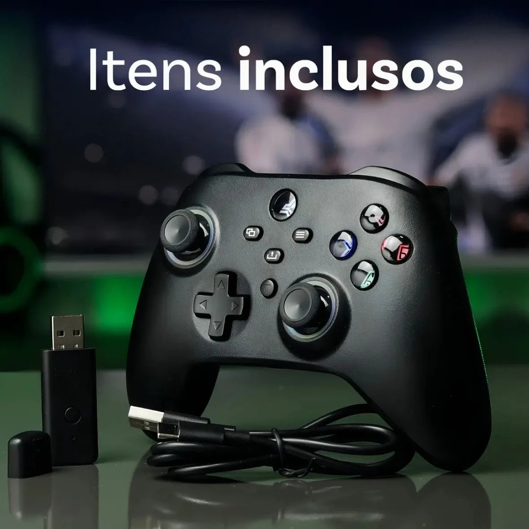 Controle Compativel Sem Fio Xbox One Series X Pc Gm035 Knup - 5