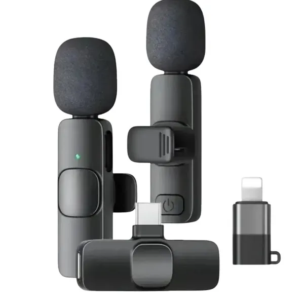 Microfone de Lapela A'Gold Sem Fio Bluetooth para Gravação e Entrevistas - imagem 4