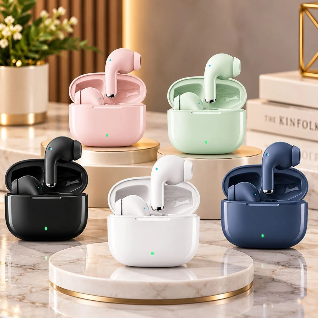 Fone de Ouvido Bluetooth 5.4 Sem Fio Estéreo LEHMOX TWS com Estojo de Carregamento - 3
