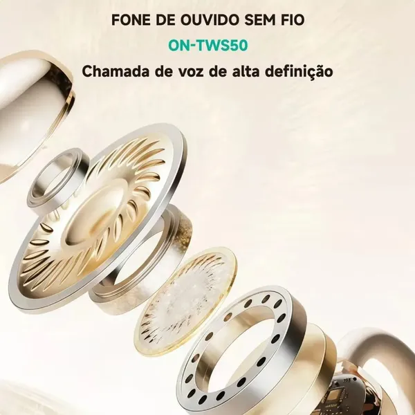 Fone De Ouvido Sem Fio Bluetooth Tws Onistek On-tws50 - imagem 3