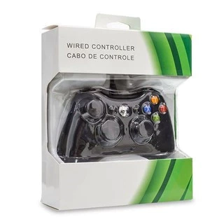 Controle Xbox 360 Com Fio Para Video Game e PC/ Fat E Pc Joystick Jogo gamepad - 5