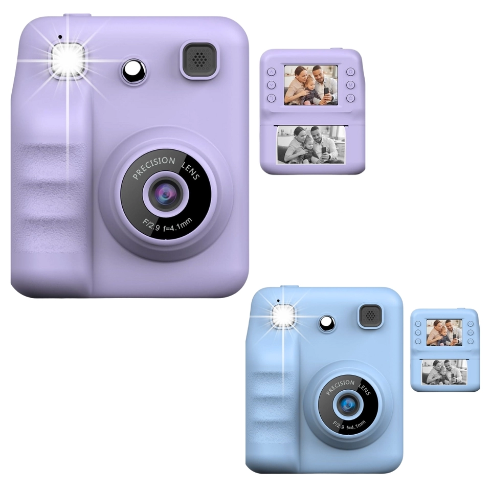 Camera Infantil Digital Filmadora Infantil Mini Maquina Fotografica Infantil Fotografa E Filma Tira Foto De Verdade - 1