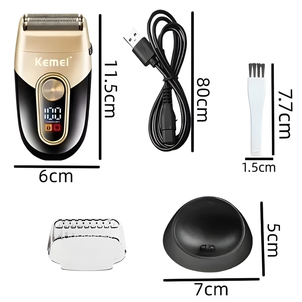 Maquina de barbear Shaver kemei km 3209 - 6