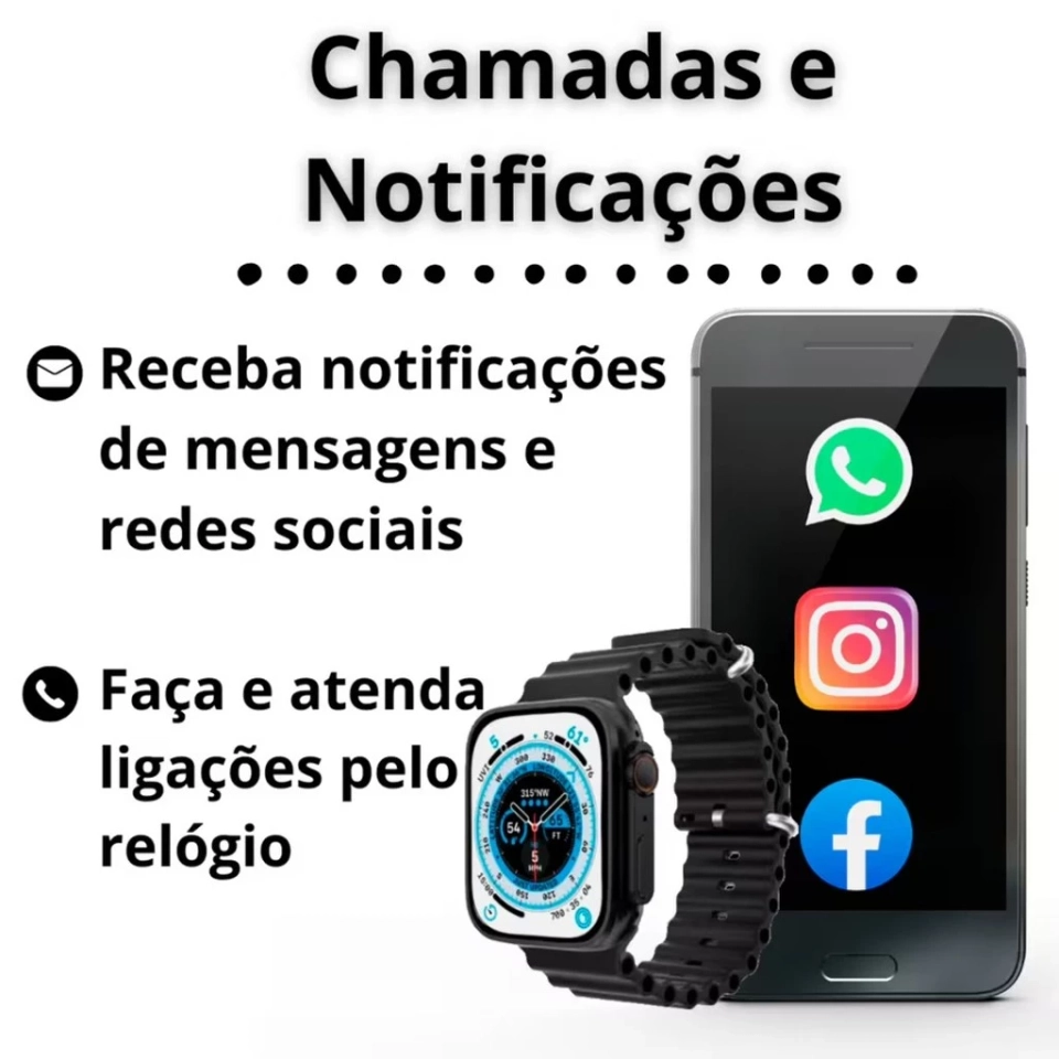 Rélogio Inteligente Smartwach K9 Ultra 2 49mm 2024 Serie 10 - 5