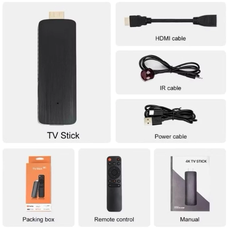 Tv Stick / Smart Tv Android 4k Wi-fi Hdmi Streaming Cor Preto - 6
