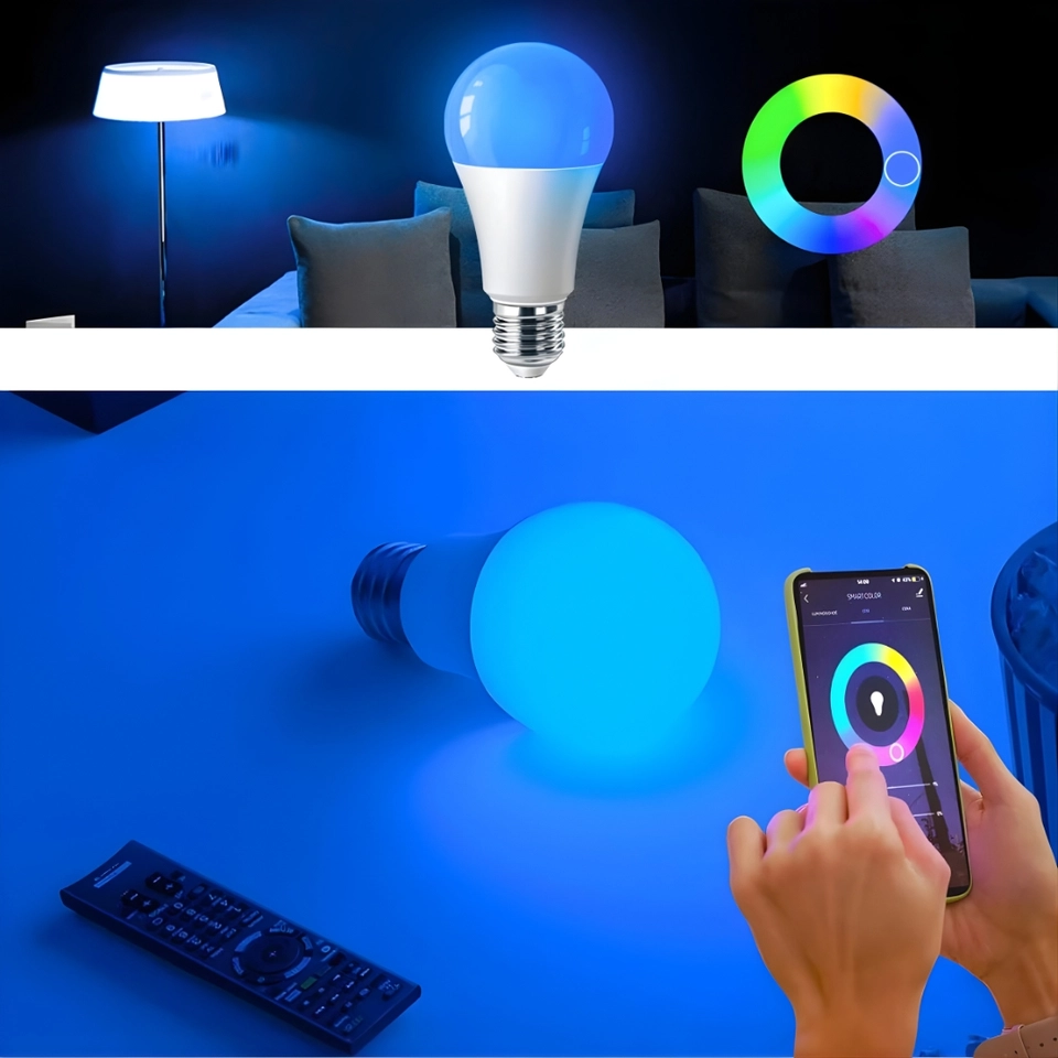 10W Lâmpada Inteligente Rgb Smart Life Tuya Para Alexa E Google Assistant SC-9412 - It-Blue - 5