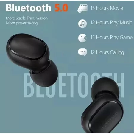 Fone de ouvido Xiaomi Redmi Airdots 2 Bluetooth 5.0 Gamer sem fio - 5