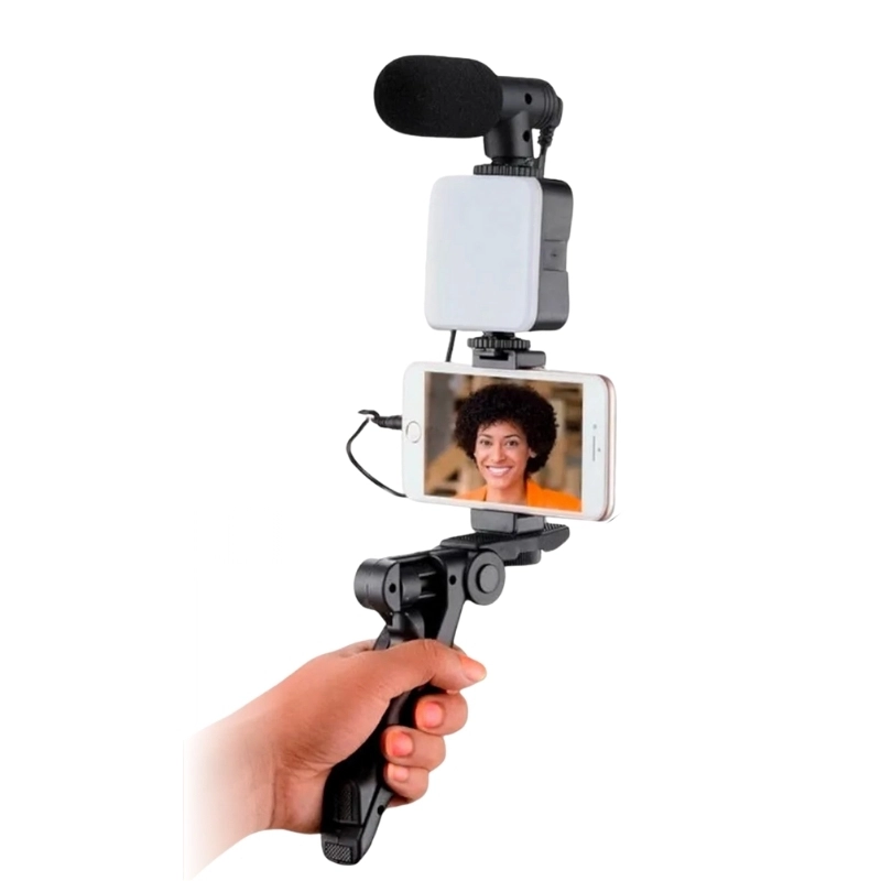 Kit De Gravação Celular 5 Em 1 Youtuber Marketing Digital - 7