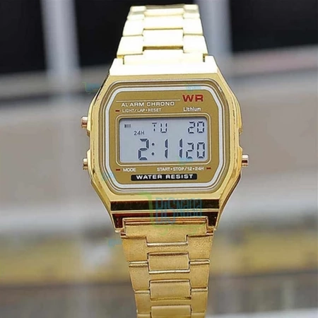 Relógio De Pulso Digital Vintage Unissex Feminino E Masculino Esportivo Retrô  - 3
