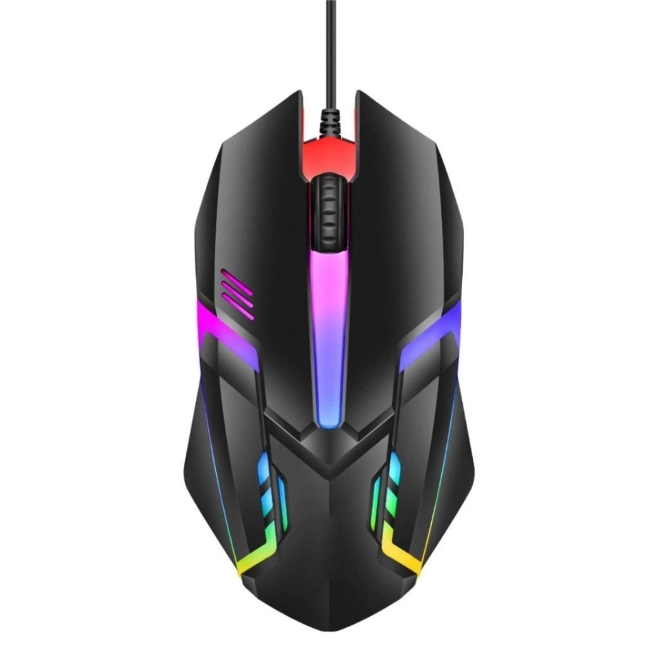 Mouse Gamer Usb 3200dpi Led Rgb Com Fio  - 5