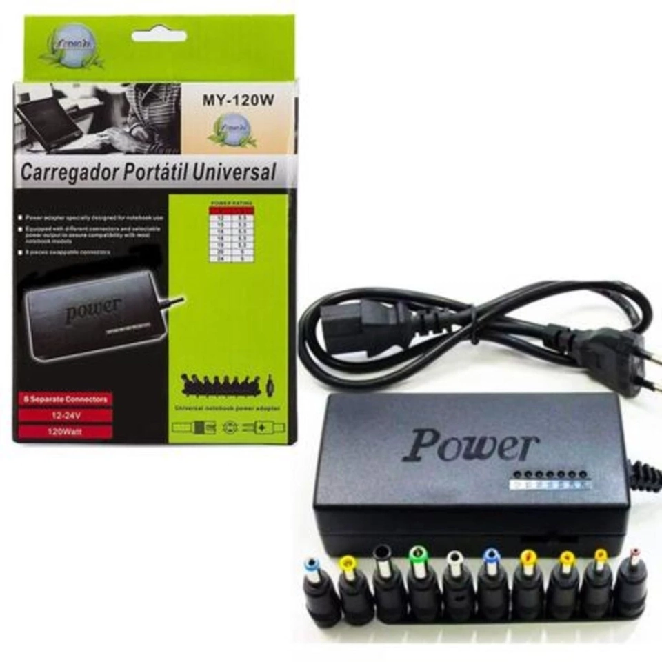Fonte Carregador Universal Notebook Laptop Computador - 3