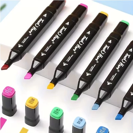 Kit Livro 48 Canetinhas Para Colorir Com Ponta Dupla Capa Dura - 2