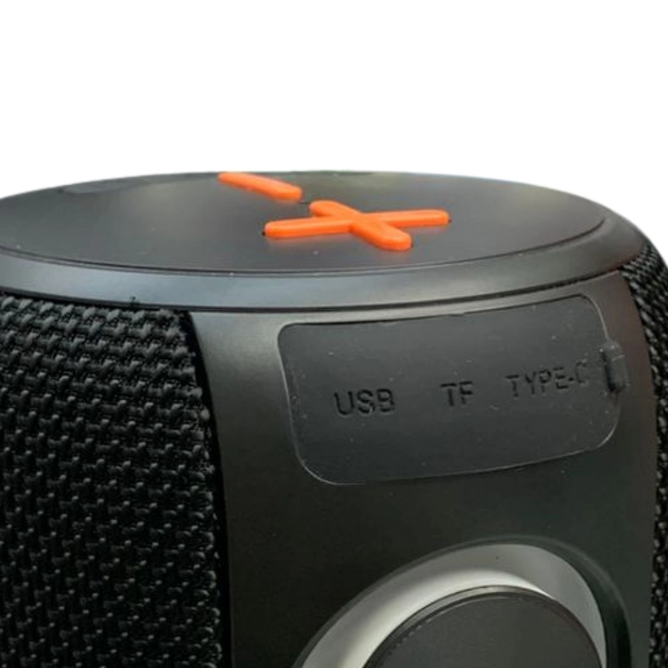 Caixa de som portátil Bluetooth Kapbom KA-8596 50W TWS LED/USB/SD/FM com graves potentes - 5