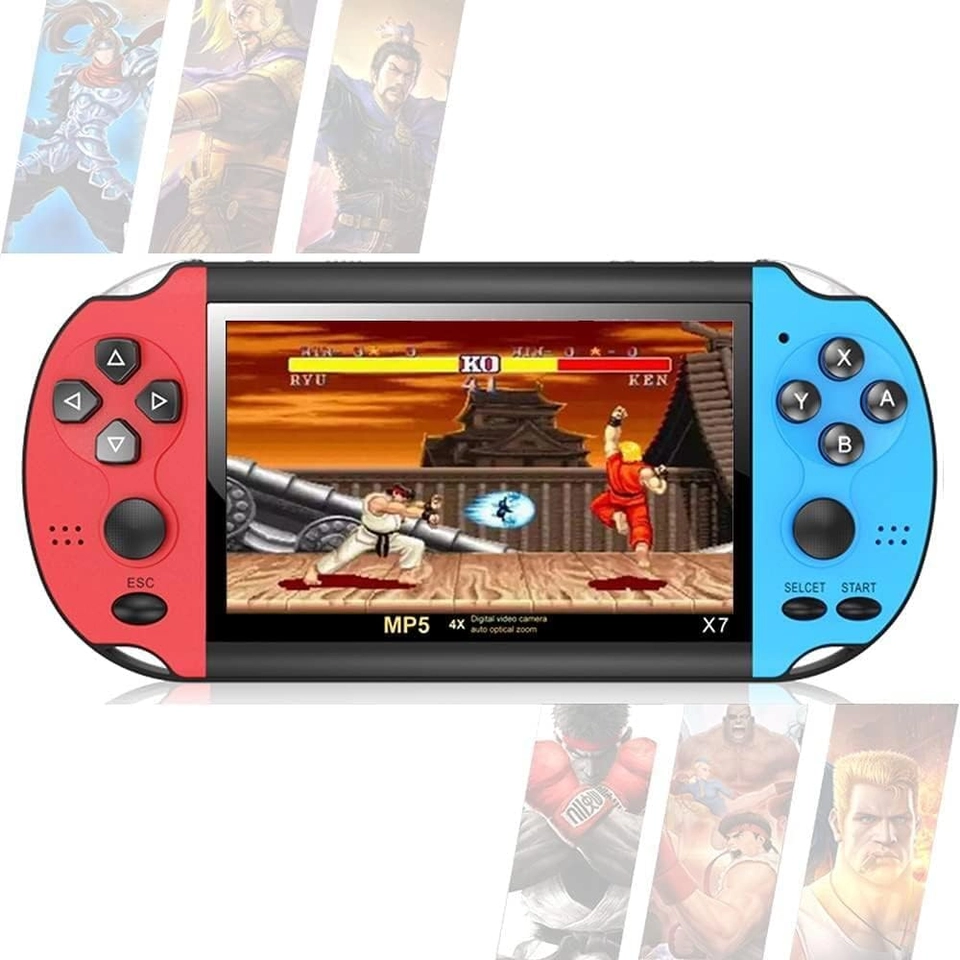 Videogame Portatil Tela 4.8 +10000 Jogos Retro 16GB, Console de Mão Memoria Expansivel - 2