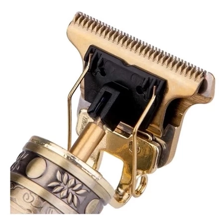 Máquina de cortar cabelo barbeiro profissional dragão elétrica bateria recarregável - 4