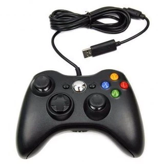 Controle Xbox 360 Com Fio Para Video Game e PC/ Fat E Pc Joystick Jogo gamepad - 4