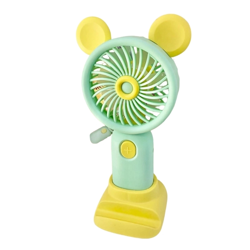 Ventilador Portátil Mini De Mão Mesa Recarregável Usb Com Cabo - 3