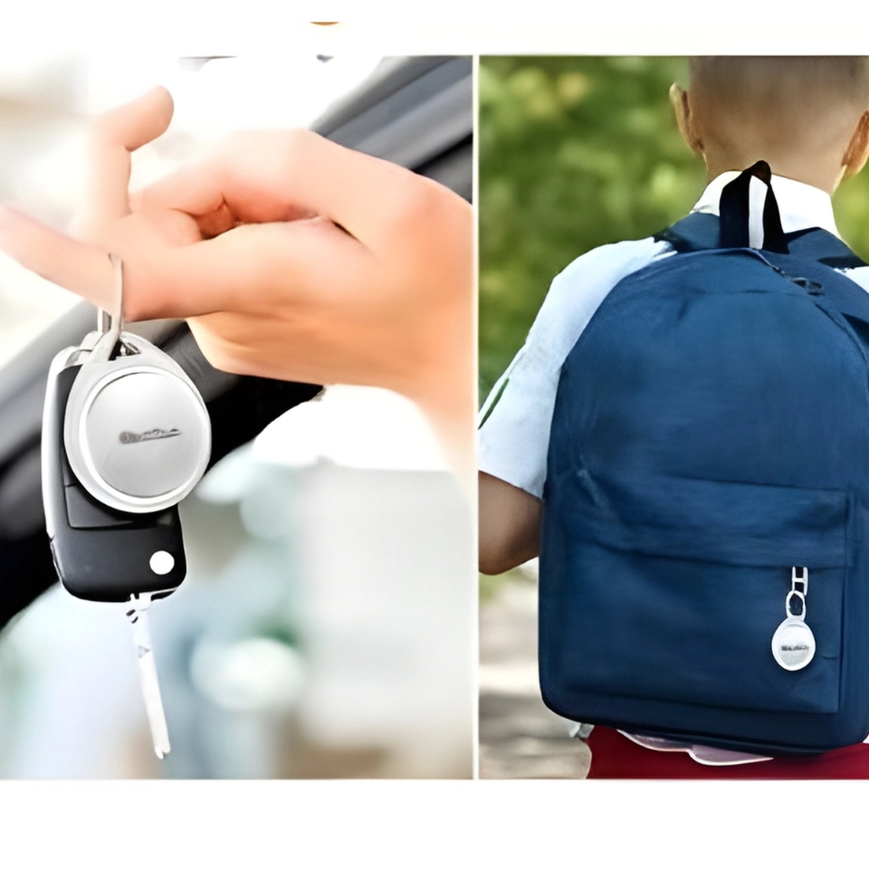 Rastreador Mini Tag Objetos Pets Mochilas Compatível Iphone Branco - 2