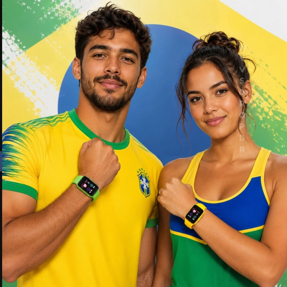 Kit 2 Relógio Smartwatch Android Ios Inteligente D20 Y68 Bluetooth coloca foto - imagem 2