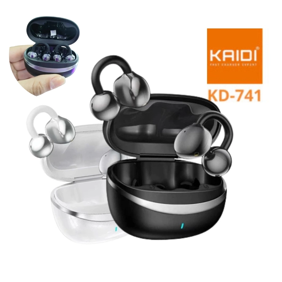 Fone De Ouvido Sem Fio Bluethooth Kaidi Condução De Ar Para Esporte KD-741 - 1