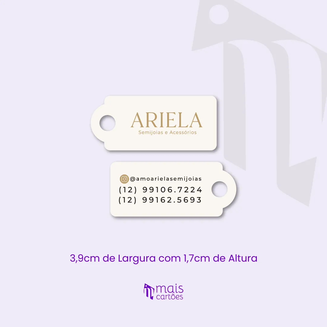 Tag para Anel 3,9x1,7cm - 2