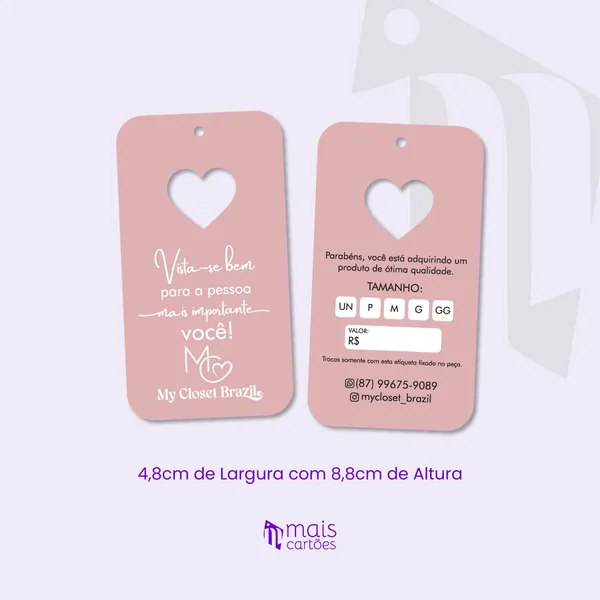 Tag Formato Especial 4,8x8,8cm