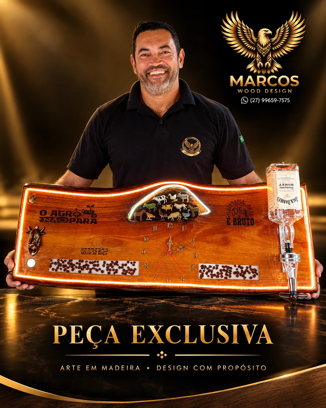 Painel Agro Imperial | Marcos Wood Design - 2