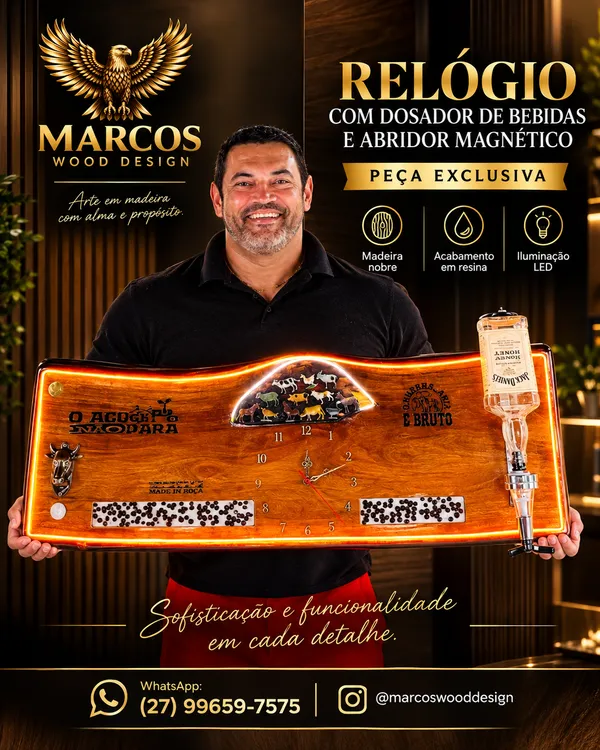 Painel Agro Imperial | Marcos Wood Design