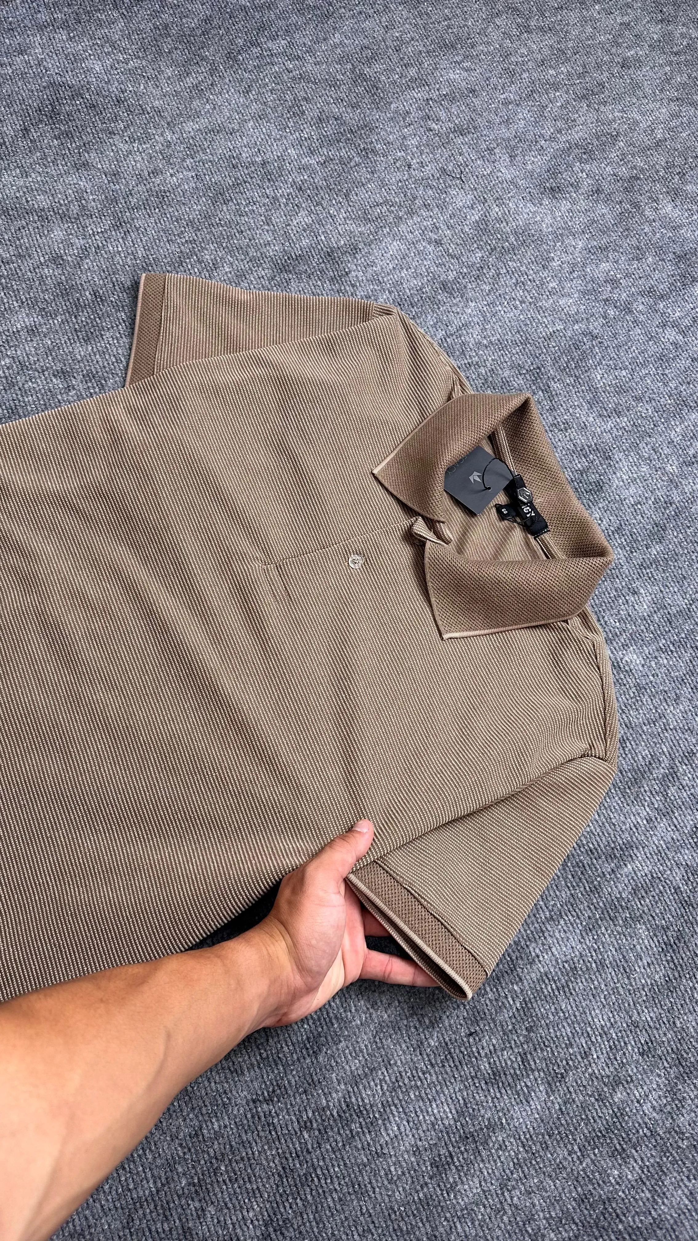 Camisa polo texturizada - 2