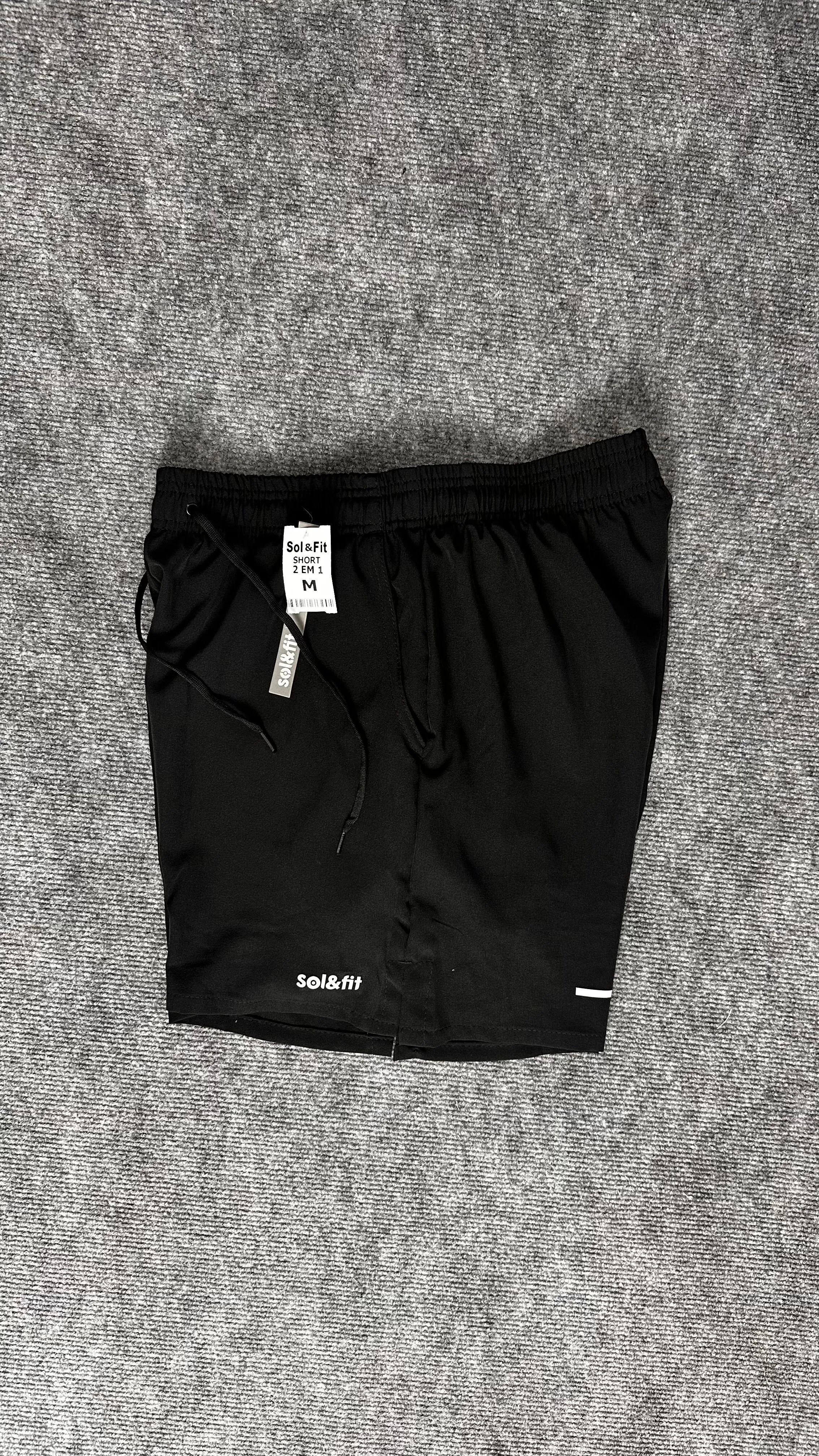 Short duplo treino - Sol fit  - 1