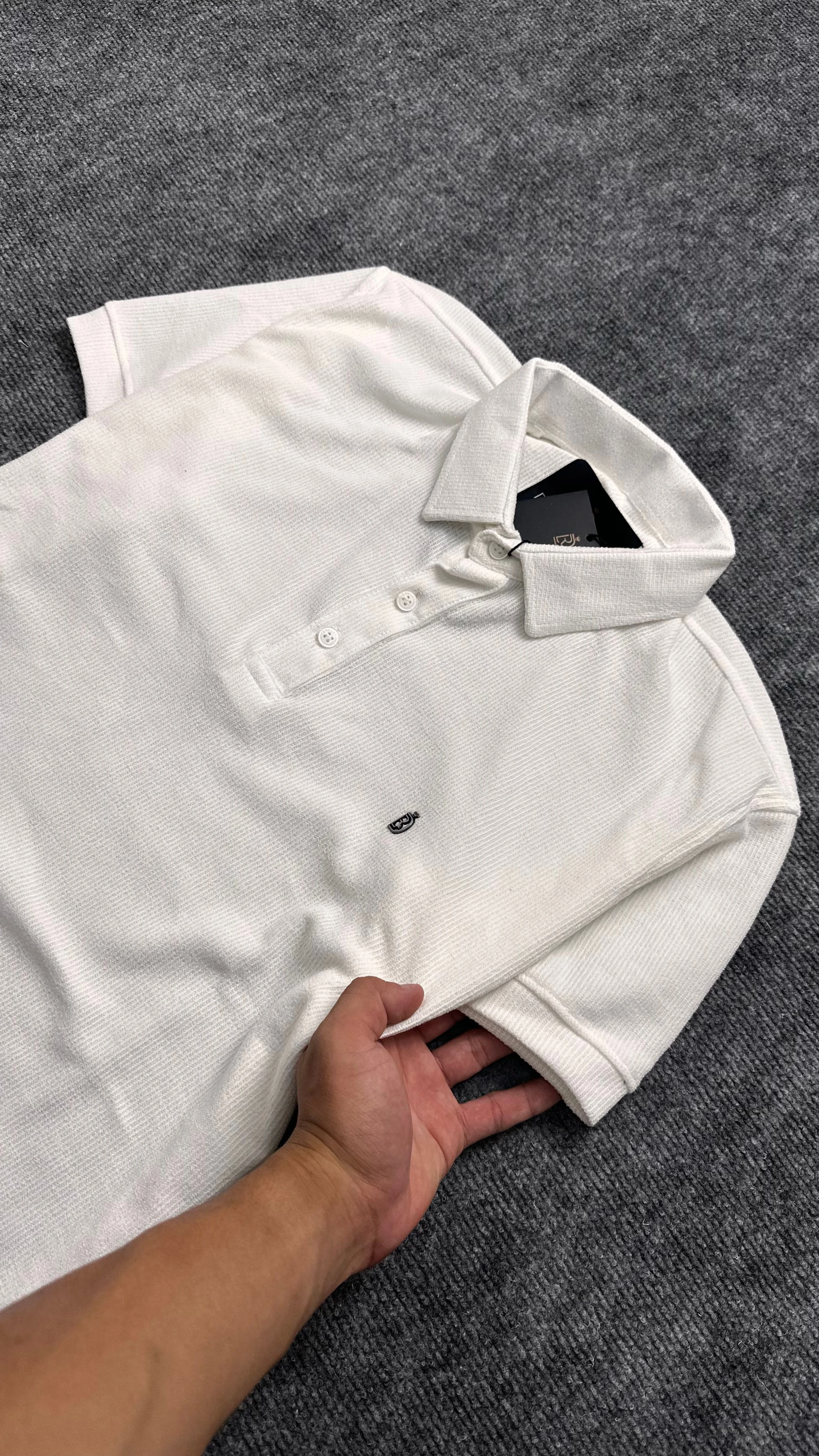 Camisa polo texturizada  - 2