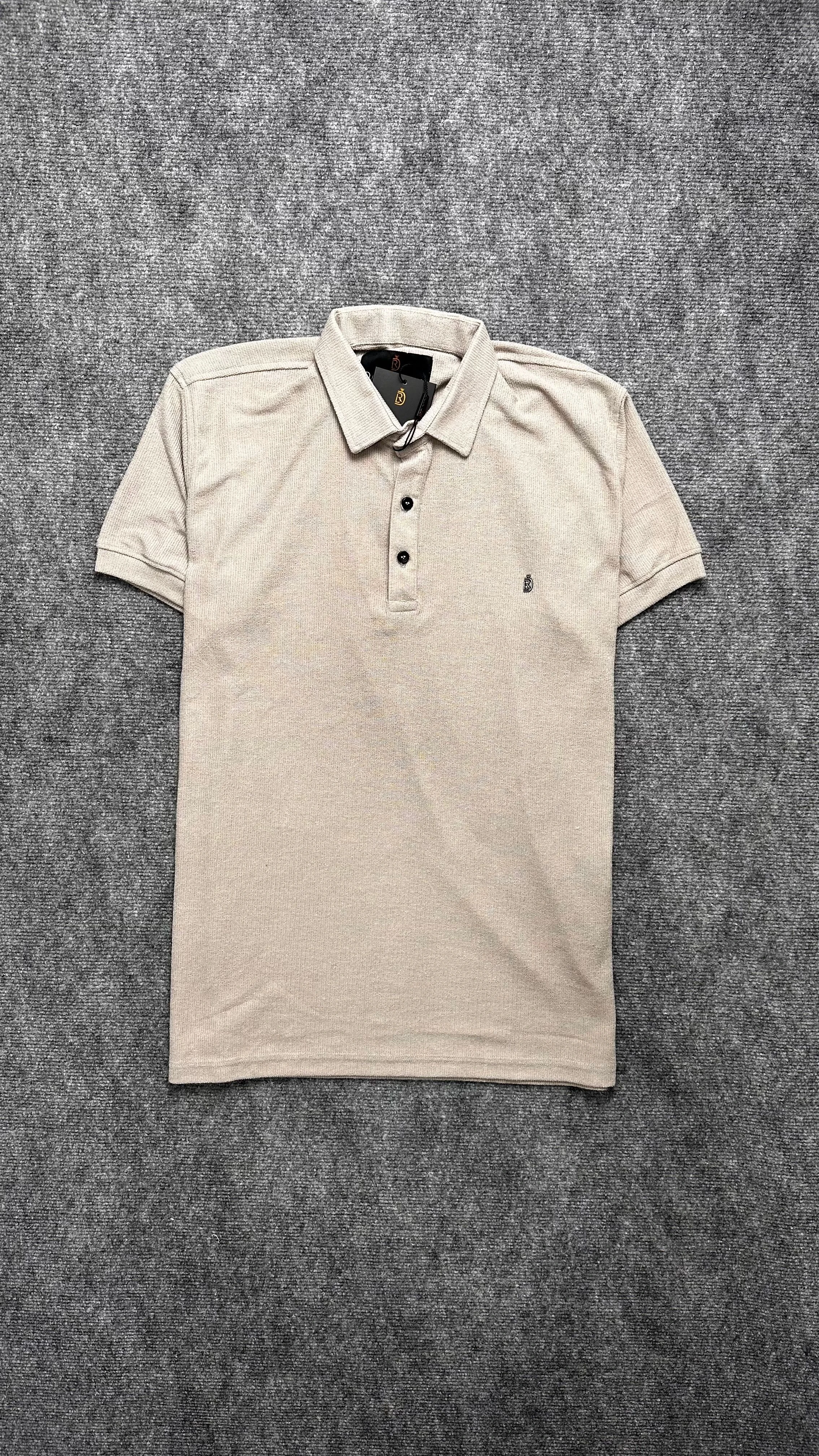 Camisa polo texturizada - 1