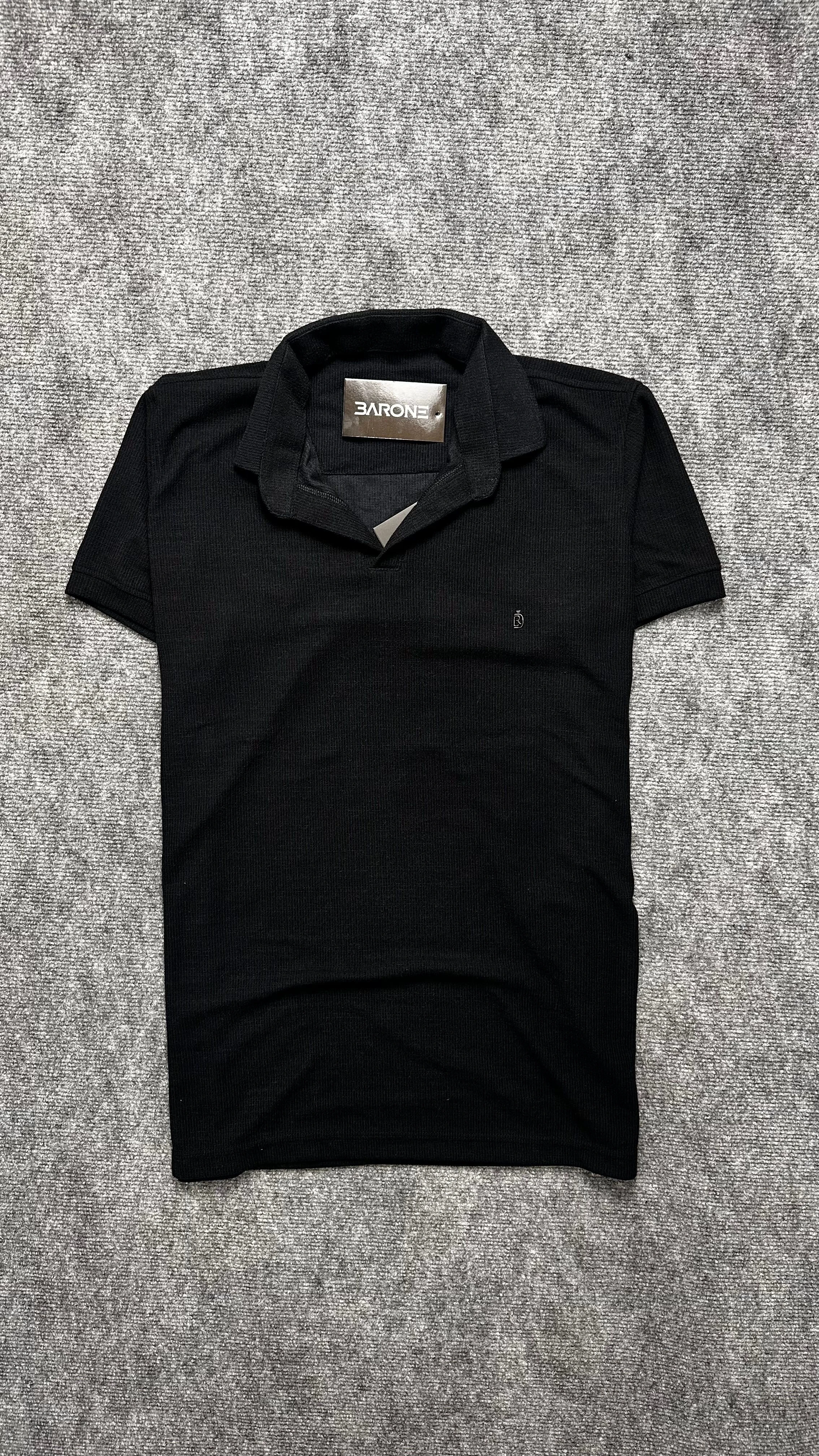 Camisa polo texturizada - 1