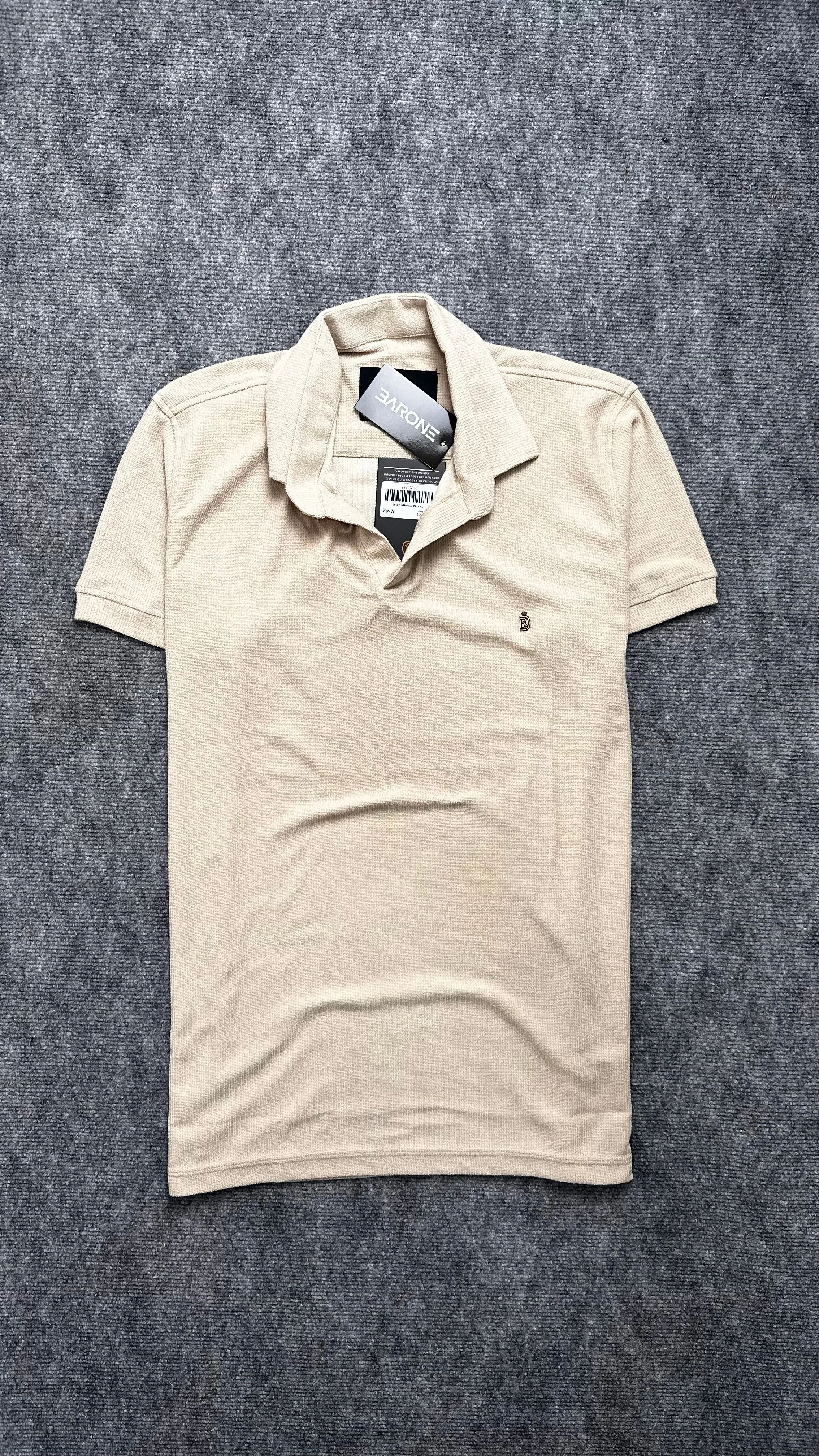 Camisa polo texturizada - 1