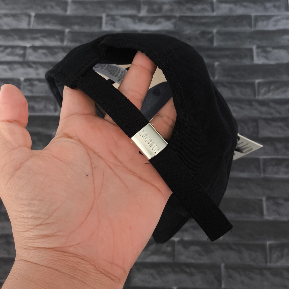 Boné Lacoste - Preto - 2