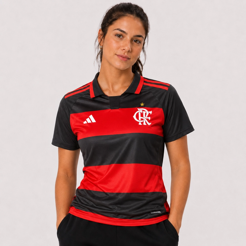 Camisa Flamengo - Torcedora - 26/27 - imagem 1