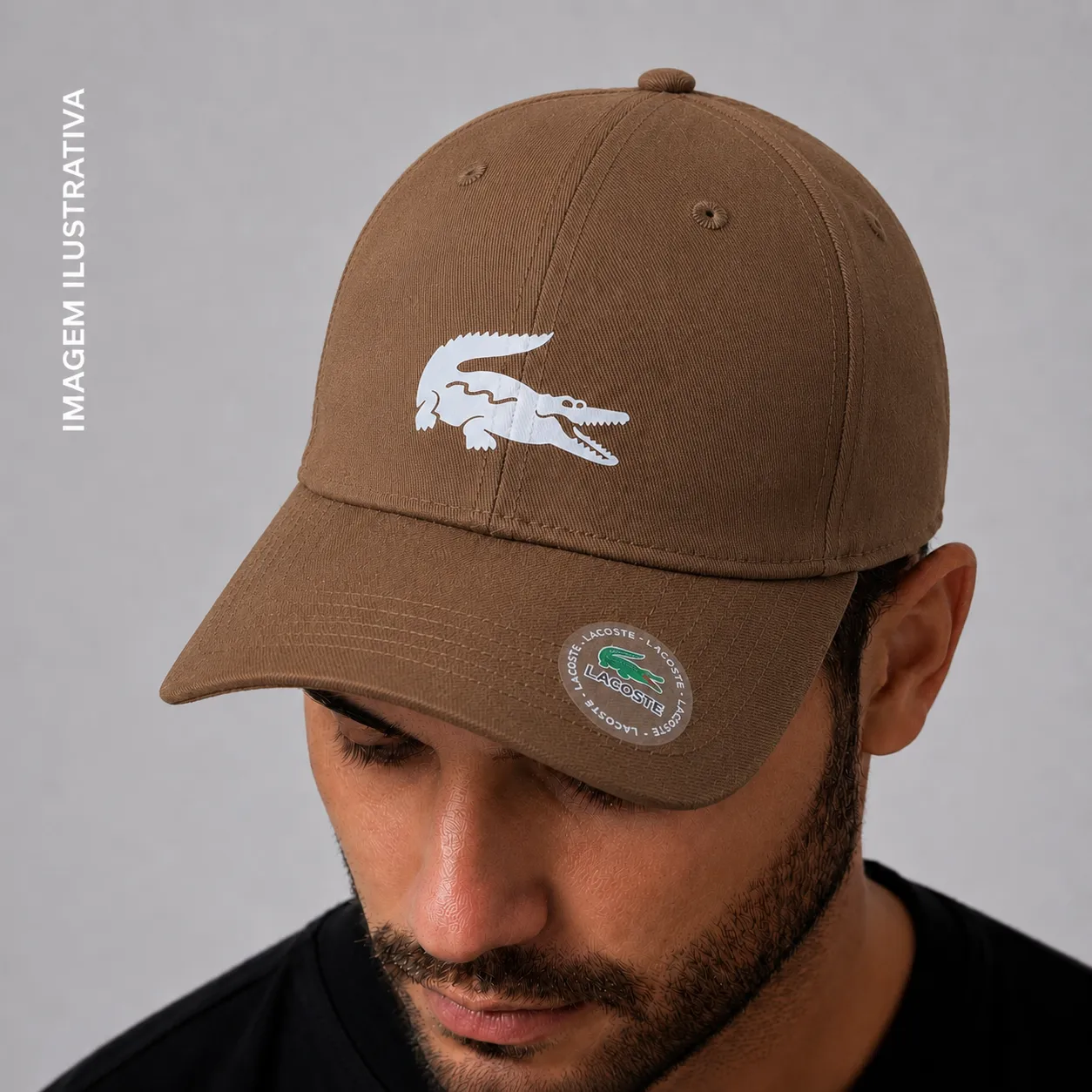 Boné Lacoste - Marron - 1
