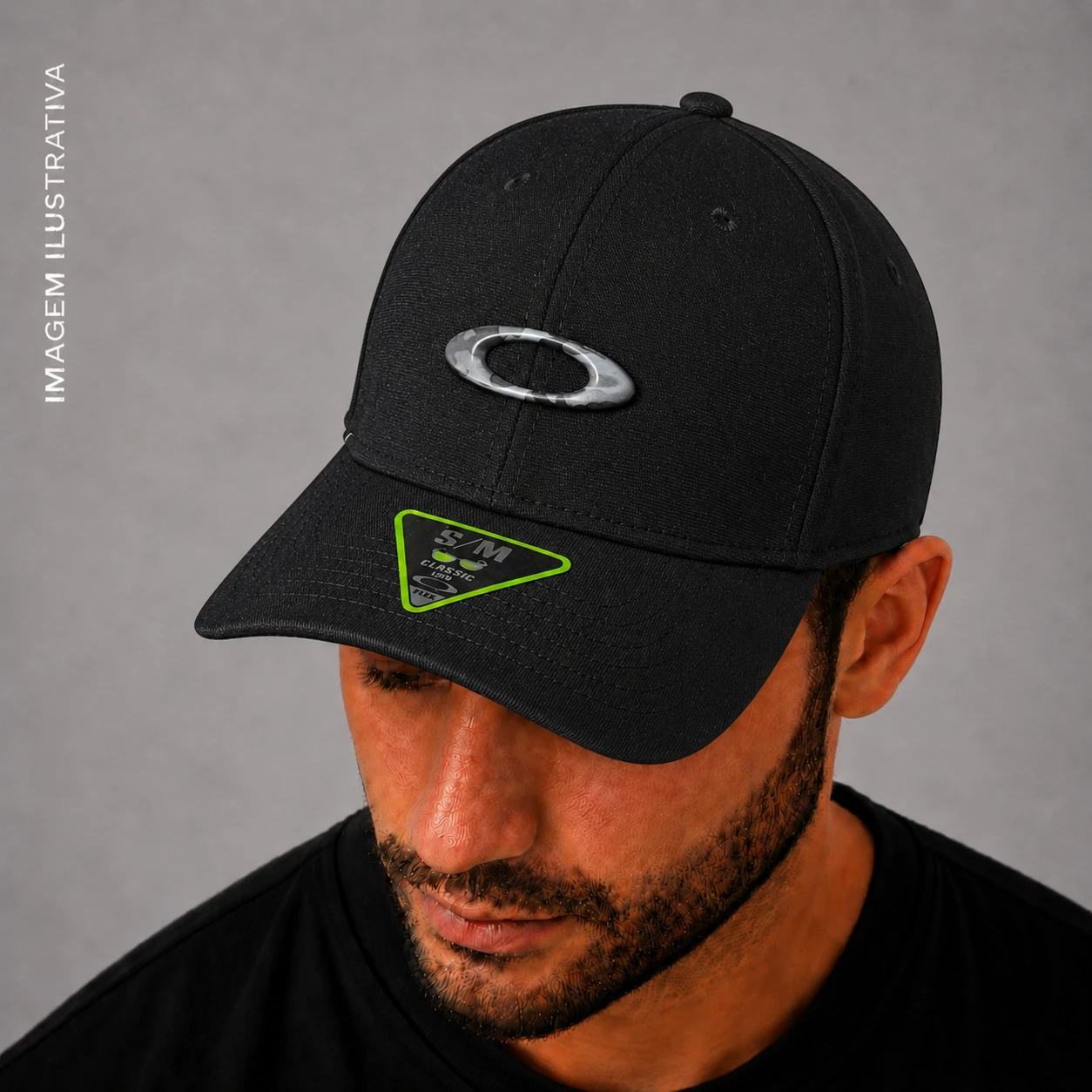 Boné Oakley - Preto/Cinza - 1