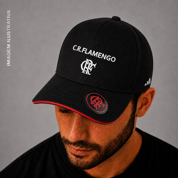 Boné Flamengo - Preto - imagem 1