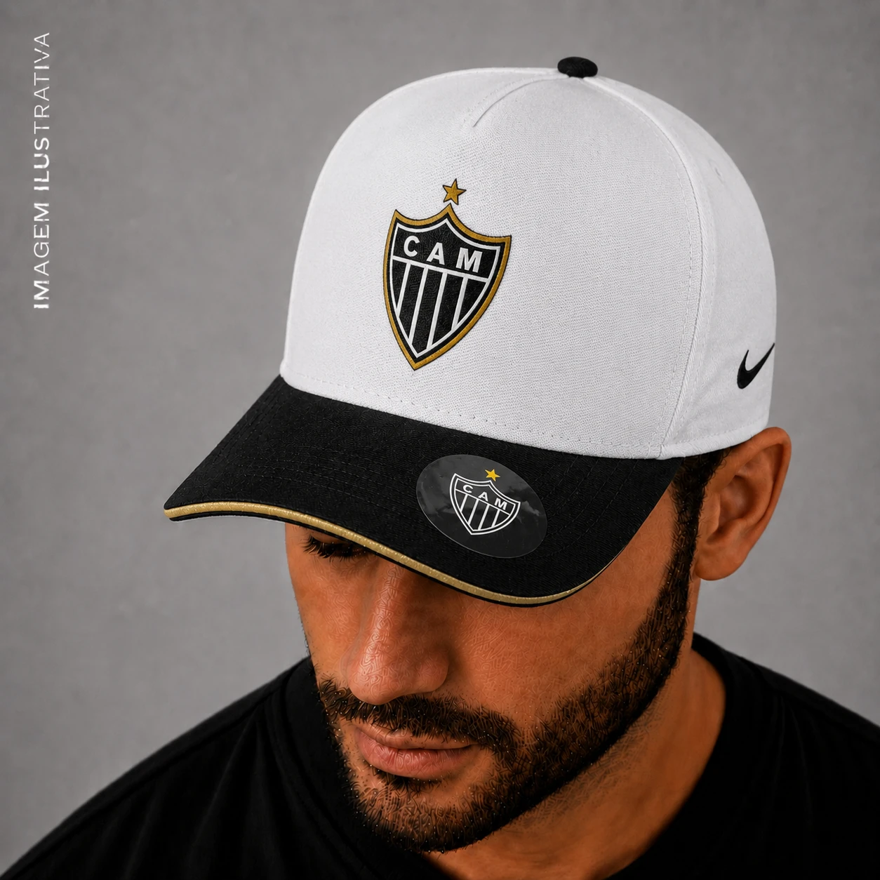 Boné Atlético MG - Branco - 1