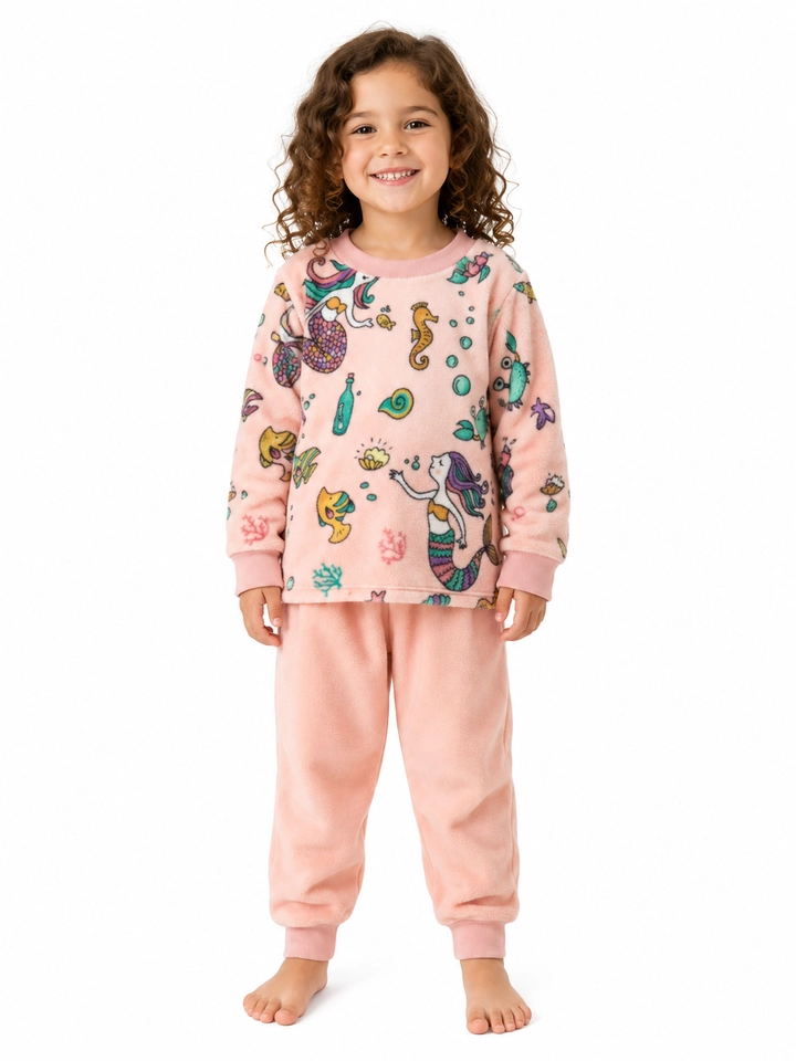🔥 ÚLTIMAS UNIDADES  Conjunto Fleece Peluciado Sereia  - 4