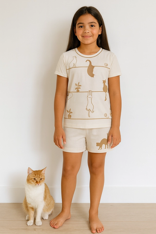 Conjunto Gatinhos Capuccino  - 3