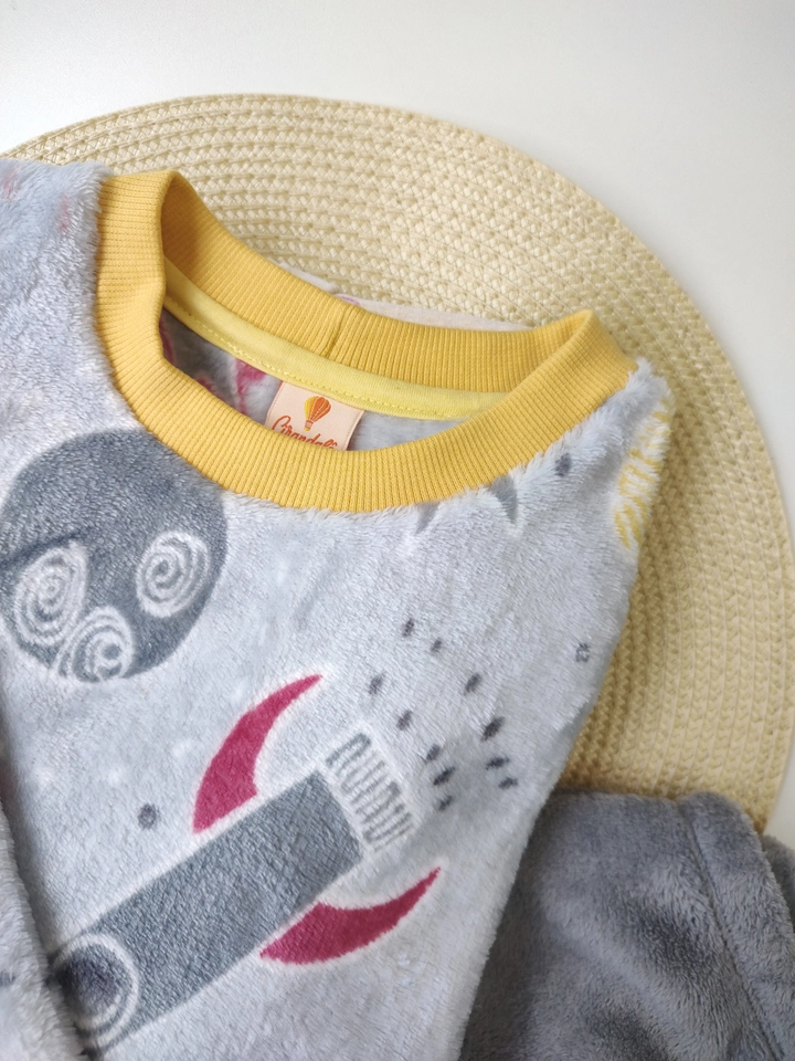 Conjunto Fleece Peluciado Planetas - 2